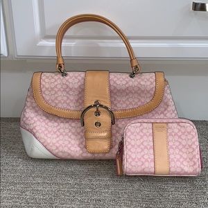 Like New- Coach Purse & Matching Accessories Bag